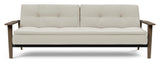 Dublexo Frej Sofa Bed, Smoked Oak, Mixed Dance Natural