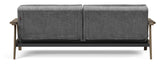 Dublexo Frej Sofa Bed, Smoked Oak, Nature, Twist Charcoal