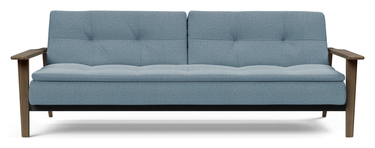 Dublexo Frej Sofa Bed, Smoked Oak, Soft/Indigo