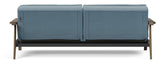 Dublexo Frej Sofa Bed, Smoked Oak, Soft/Indigo