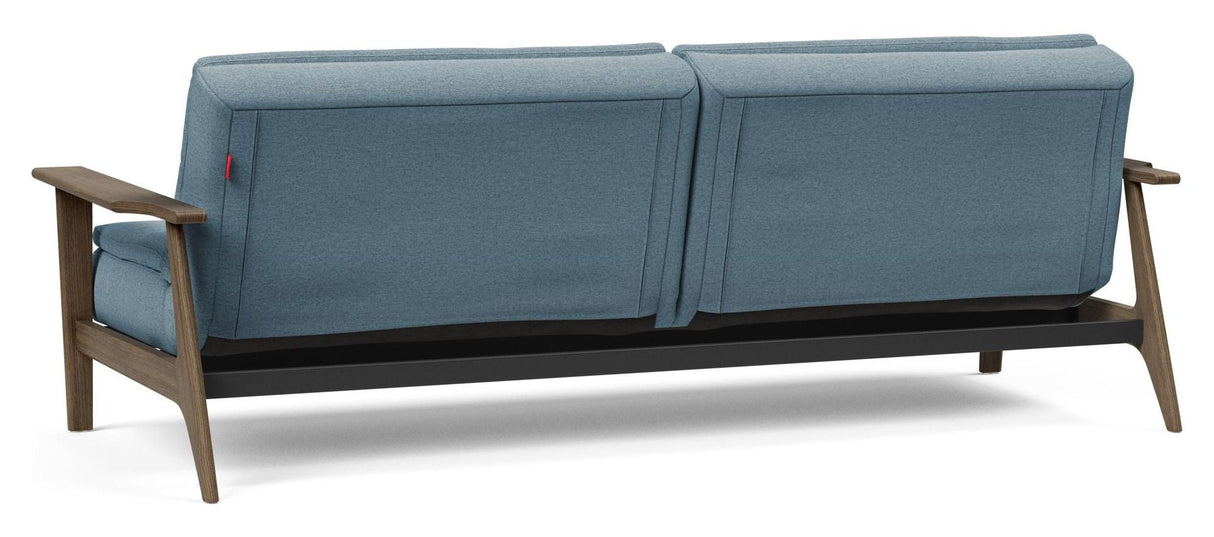 Dublexo Frej Sofa Bed, Smoked Oak, Soft/Indigo