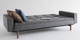 Dublexo Vote Sofa bed with armrests, Twist/Charcoal