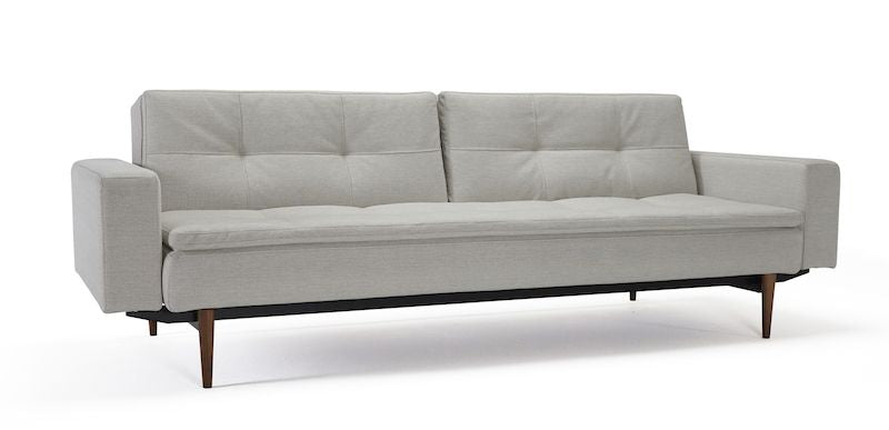 Dublexo Styletto Sofa bed with armrests, Mixed Dance Natural