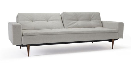 Dublexo Styletto Sofa bed with armrests, Mixed Dance Natural