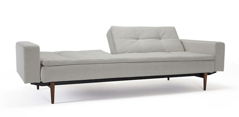 Dublexo Styletto Sofa bed with armrests, Mixed Dance Natural