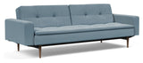 Dublexo Styletto Sofa bed with armrests, Soft/Indigo