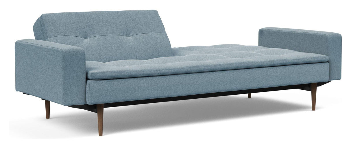 Dublexo Styletto Sofa bed with armrests, Soft/Indigo