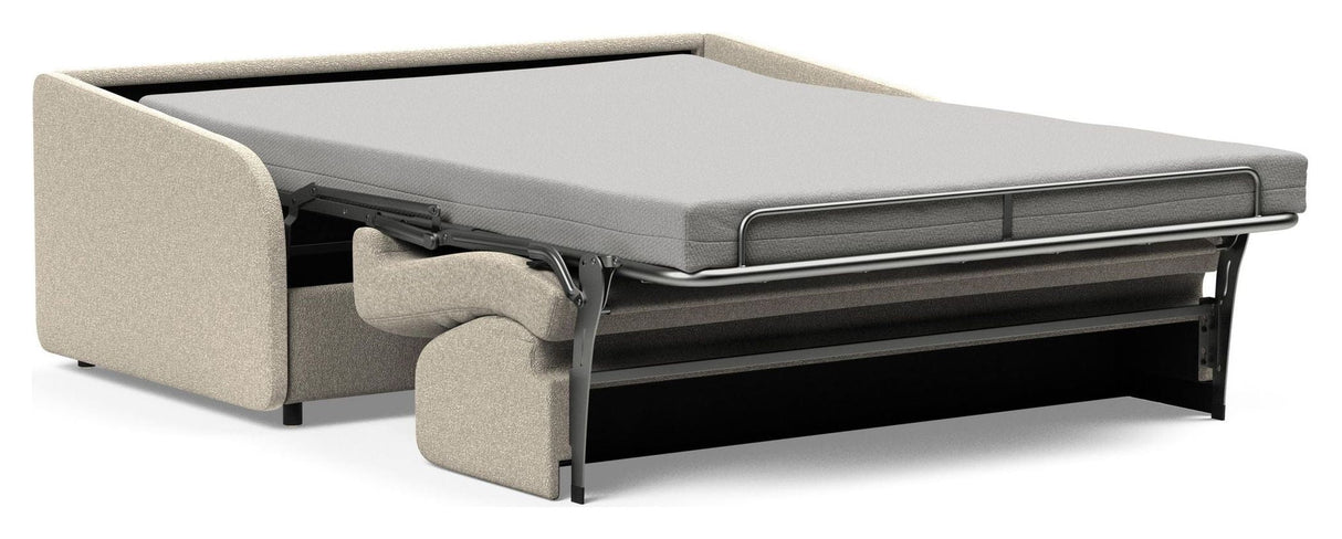 Eivor 140 Sofa bed, Spring mattress, Bouclé/Beige