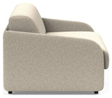 Eivor 140 Sofa bed, Spring mattress, Bouclé/Beige