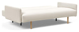 Frode Stem Sofa bed with armrests, Off White Bouclé