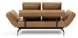 Ghia Laser Sofa Bed and Daybed, Fanual/Brown