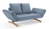 Ghia Wood Daybed Mixed Dance/Light Blue