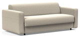 Killian 140 Sofa bed, Spring mattress, Bouclé/Beige