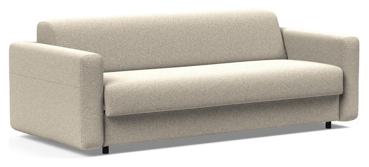 Killian 160 Sofa bed, Springmadrs, Bouclé/Beige