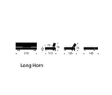 Long Horn Sofa bed, Twist/Granite