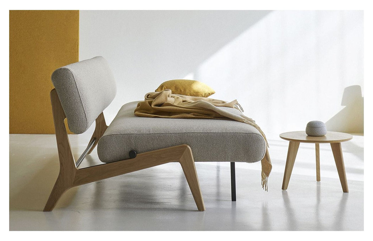 Nolis Daybed, residing in Bouclé