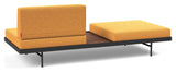 Puri Daybed with walnut table, Bouclé/Ochre