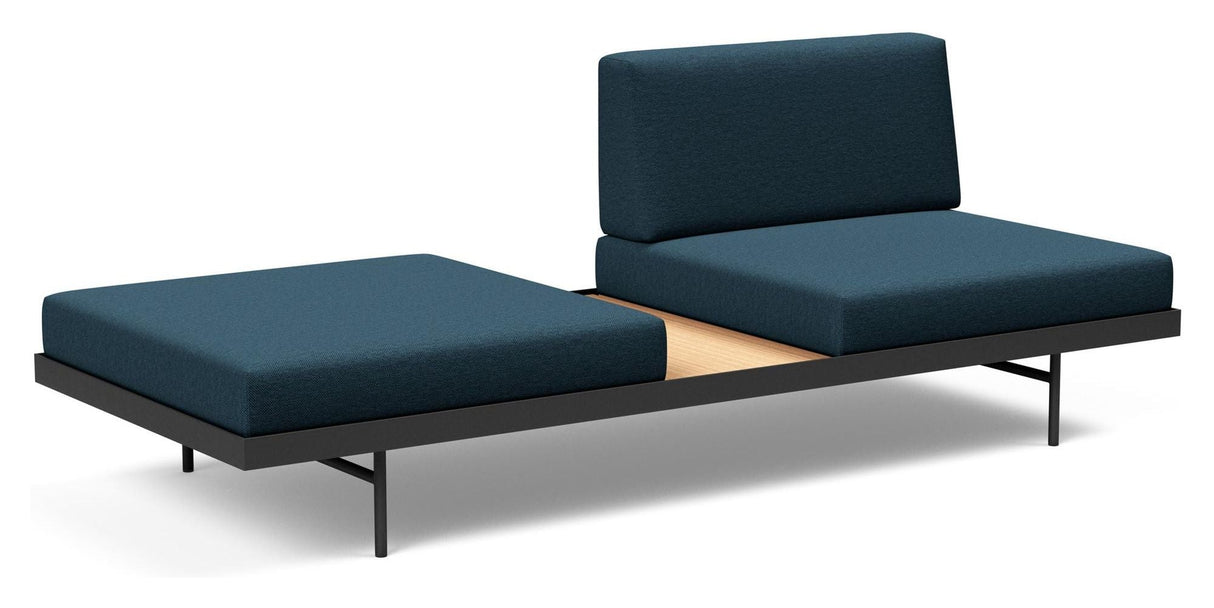 Puri Daybed w. oak table, Argus/Navy Blue