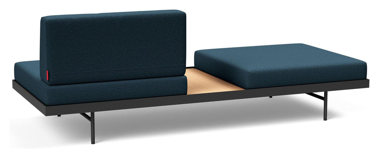 Puri Daybed w. oak table, Argus/Navy Blue