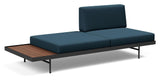 Puri Daybed w. walnut table, Argus/Navy Blue