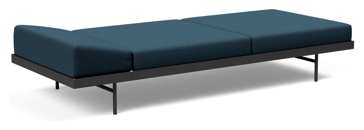 Puri Daybed w. walnut table, Argus/Navy Blue