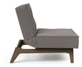 Splitback Eik Lounge Chair, Smoked Oak, Mixed Dance/Gray