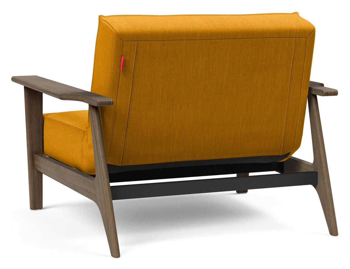 Splitback Frej Lounge Chair, Smoked Oak, Burned Curry