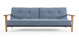 Splitback Frej Sofa Bed, Mixed Dance/Light Blue