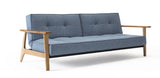 Splitback Frej Sofa Bed, Mixed Dance/Light Blue