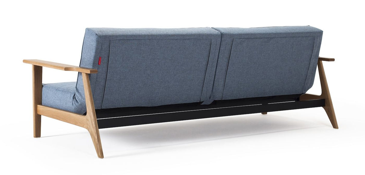 Splitback Frej Sofa Bed, Mixed Dance/Light Blue