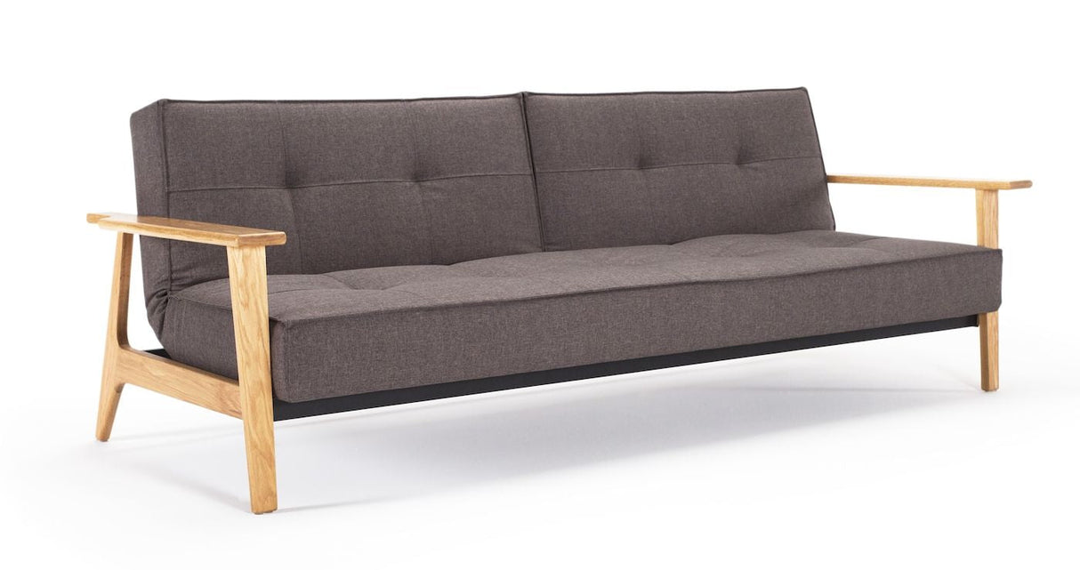 Splitback Frej Sofa bed, Flashtex, Dark gray