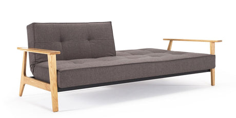 Splitback Frej Sofa bed, Flashtex, Dark gray