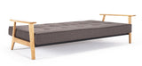 Splitback Frej Sofa bed, Flashtex, Dark gray