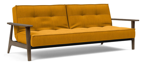 Splitback Frej Sofa Bed, Smoked Oak, Burned Curry