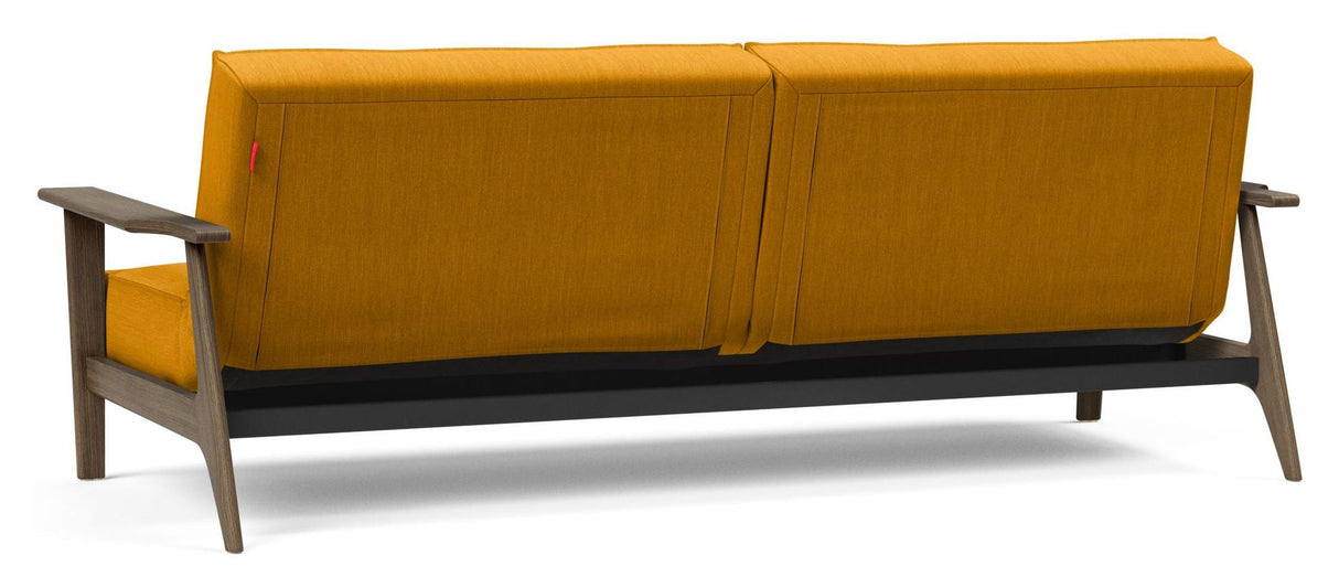 Splitback Frej Sofa Bed, Smoked Oak, Burned Curry