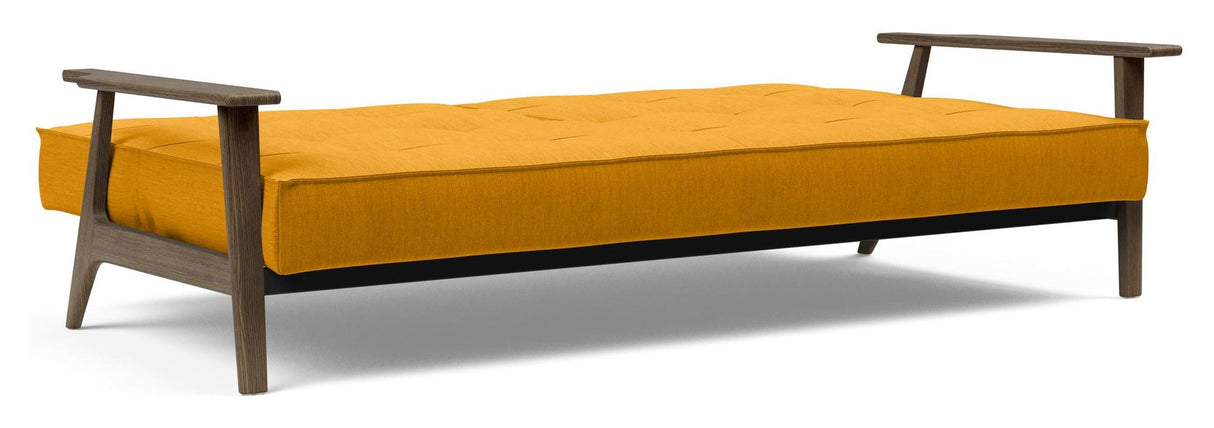 Splitback Frej Sofa Bed, Smoked Oak, Burned Curry