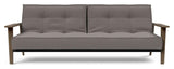 Splitback Frej Sofa Bed, Smoked Oak, Mixed Dance/Gray