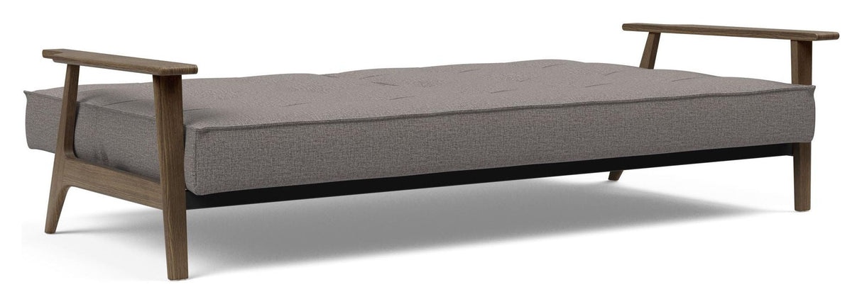 Splitback Frej Sofa Bed, Smoked Oak, Mixed Dance/Gray