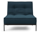 Splitback Lauge Lounge Chair, Argus/Navy Blue