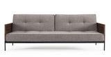 Splitback Lauge Sofa bed, Mixed Dance/Gray