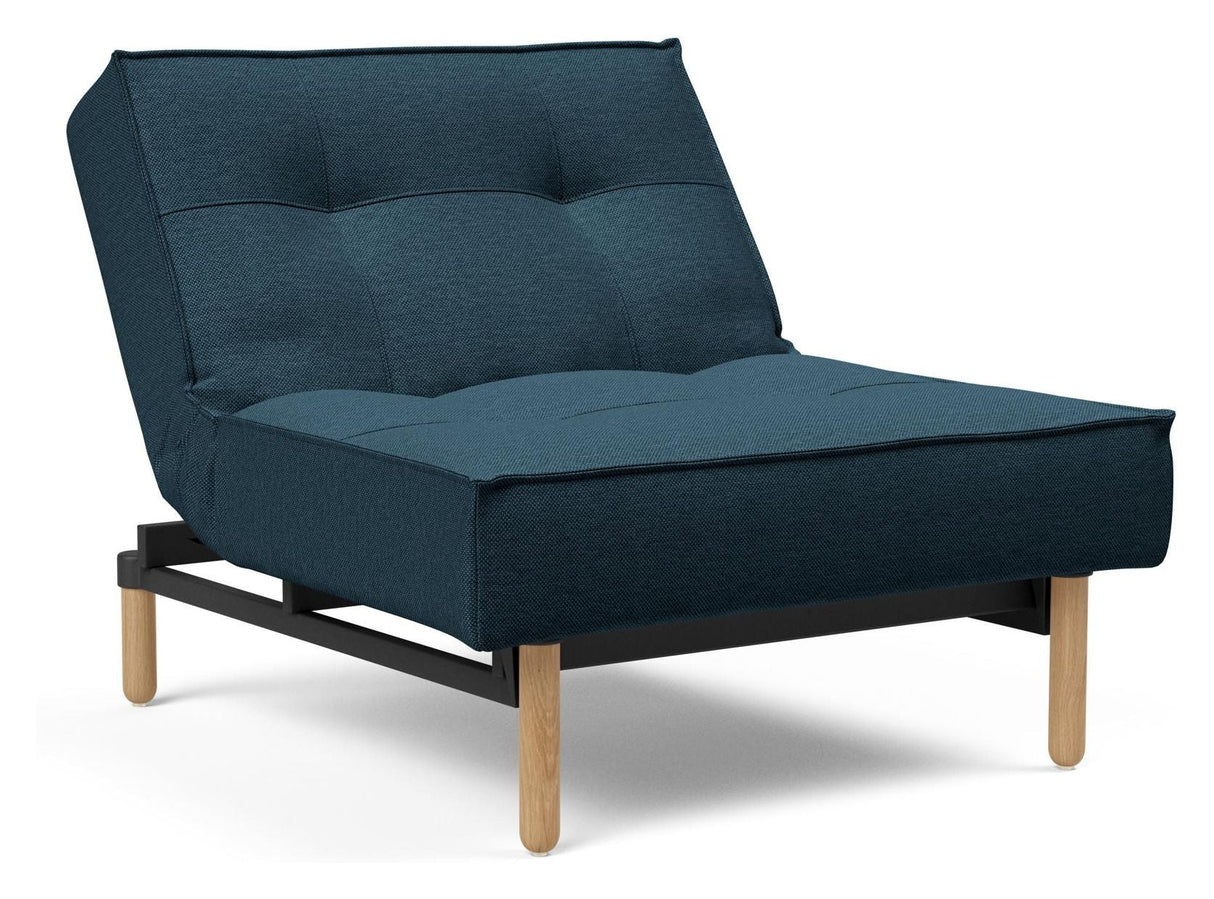 Splitback Vote Lounge Chair, Argus/Navy Blue