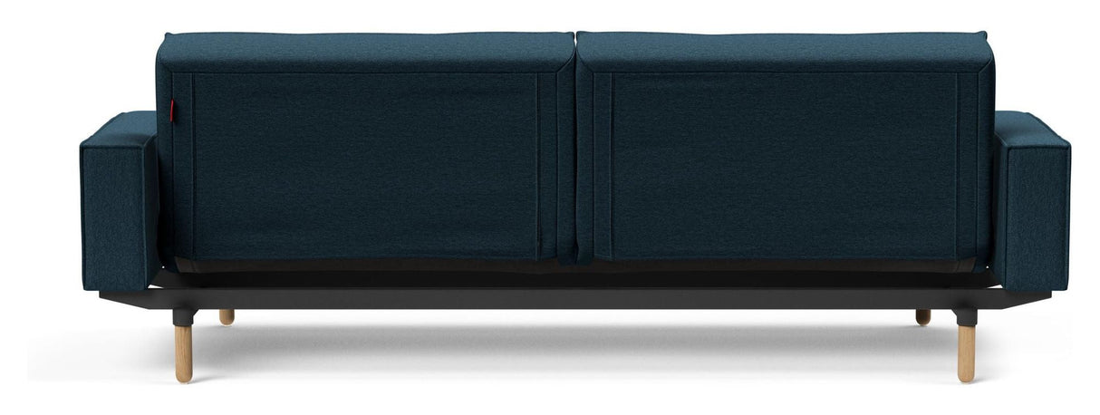 Splitback Vote Sofa bed with armrests, Argus/Navy Blue