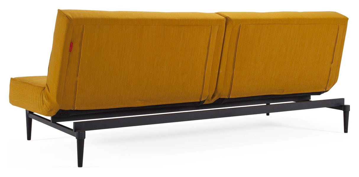 Splitback Styletto Sofa bed, Curry/black