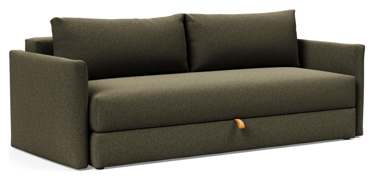 Tripi Sofa bed, Bouclé/Forest Green