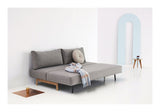 Trym Sofa bed with oak legs, Mixed Dance/Gray