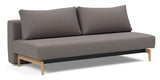 Trym Sofa bed with oak legs, Mixed Dance/Gray