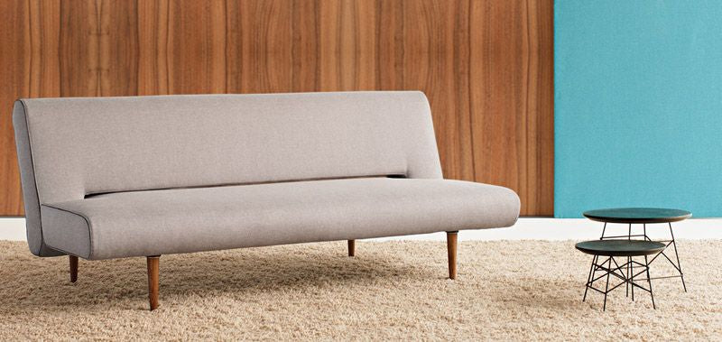 Unfurl Sofa bed, Flashtex, Light gray