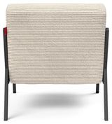 Vikko Lounge Chair, Beige Bouclé