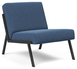 Vikko Lounge Chair, Bouclé/Blue