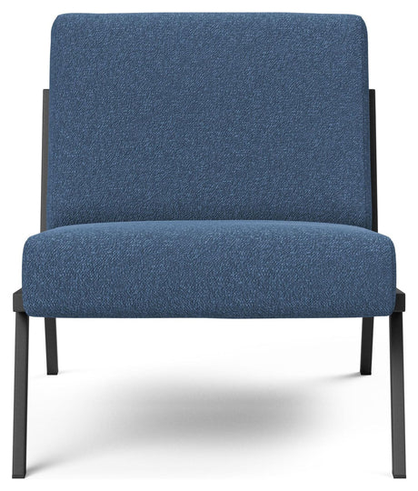 Vikko Lounge Chair, Bouclé/Blue